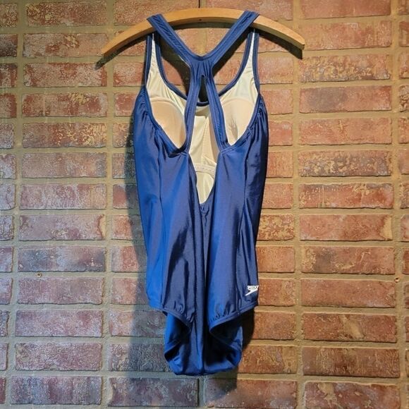 Speedo Powerflex Ultraback Swimsuit sz 18 - Picture 4 of 6